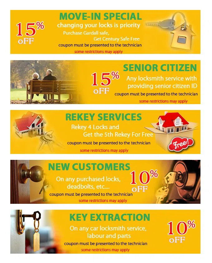 Gold Locksmith Store Fort Worth, TX 817-725-8076 - coupon21-set-five